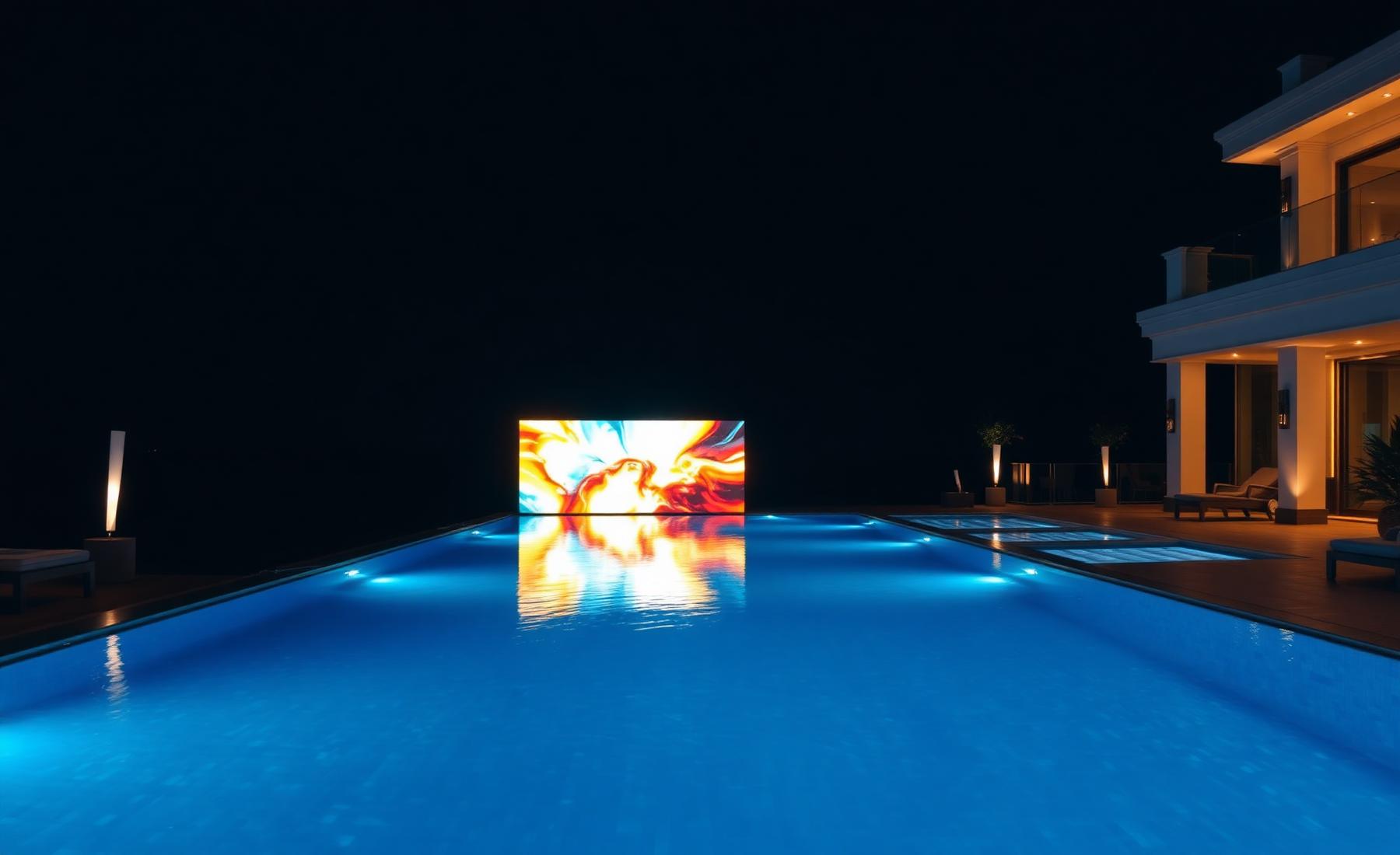 Tela LED para Piscinas